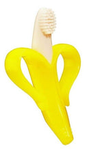 Load image into Gallery viewer, Infant Baby Teether Toy Silicone Banana Corn Baby Teethers Toy Soothing Teething Pacifier Chew Infant Oral Tooth Brush 7-9Months